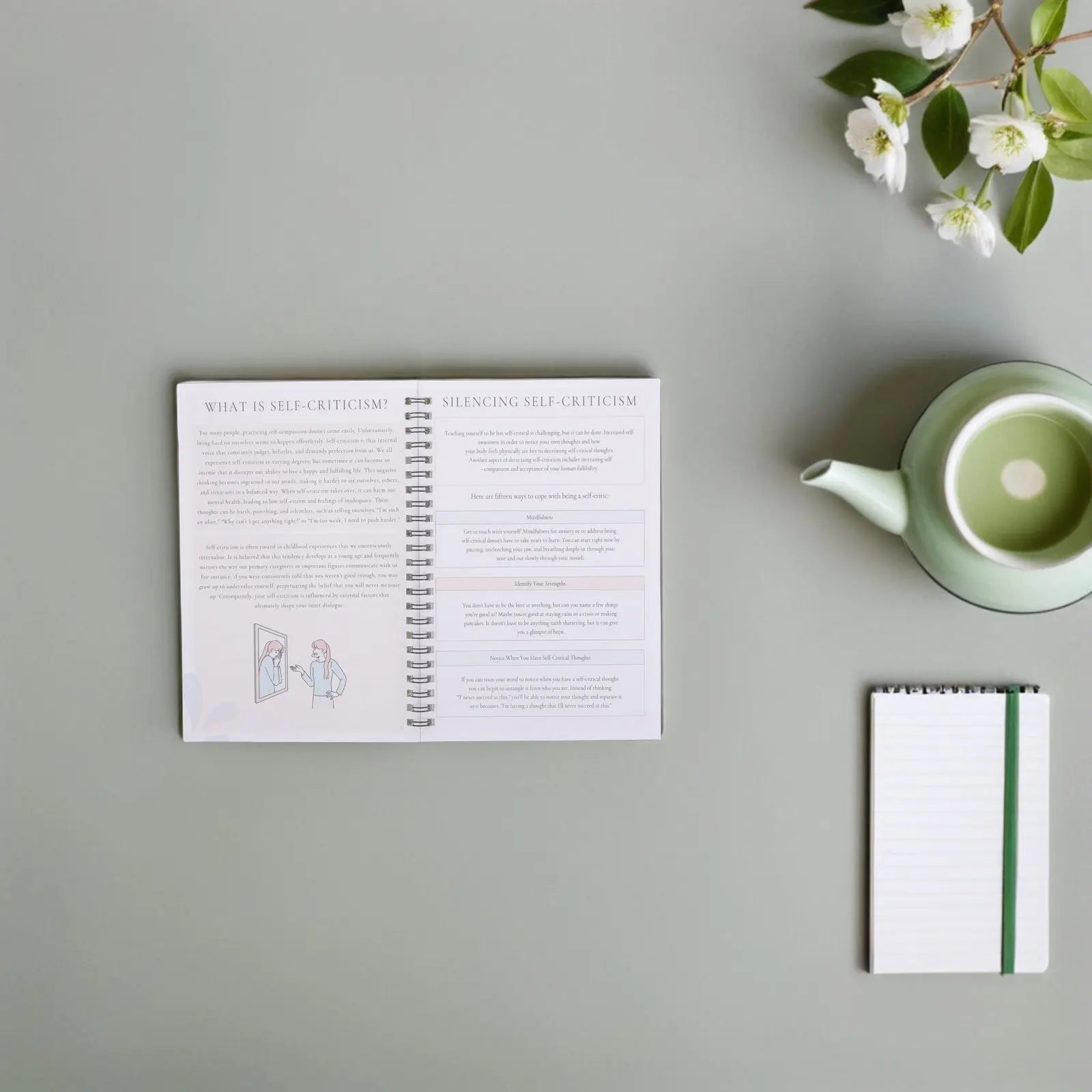 Self-Compassion Journal Gratitude Notebook Personal Growth Guided Prompts Daily Reflection Mindfulness Diary for Women and Men