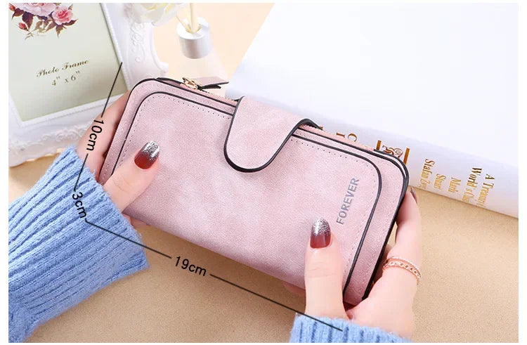 Capybara Women Wallet Leather Female Purse Coins Pocket Card Holder Large Capacity Money Bags Fashion Long Wallets Fashion Gifts
