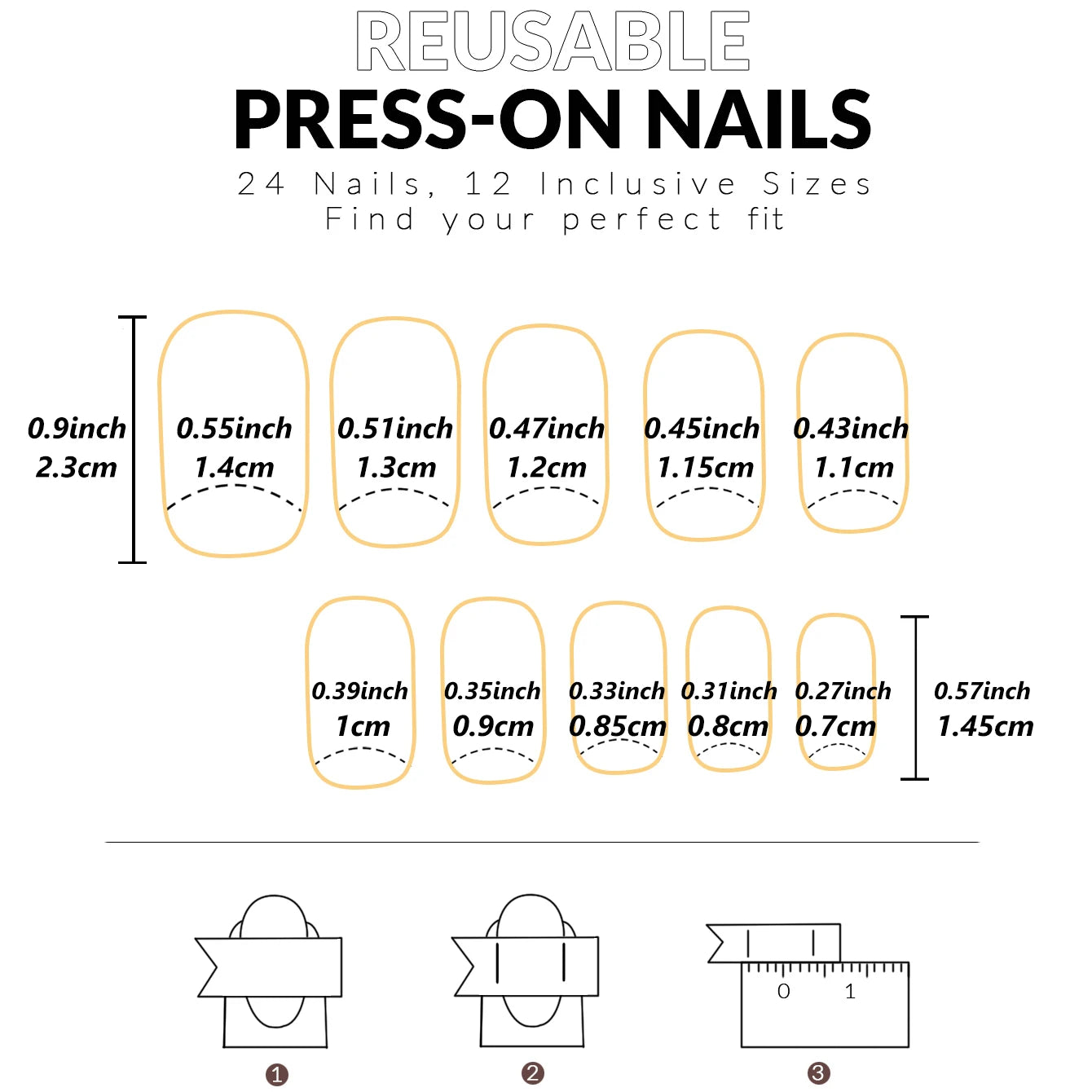 24PCS Design Short Square Shiny Black Cat Acrylic Fake Nail Glue And Blue Gradient Paste Suitable For Women And Girls
