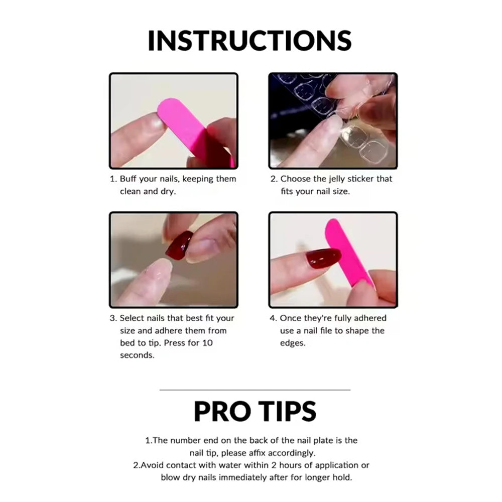Matte Black Press On Nails Tips With Glue Artificial Short Fake Nails Coffin Shape DIY Finger Tips Manicure Tool